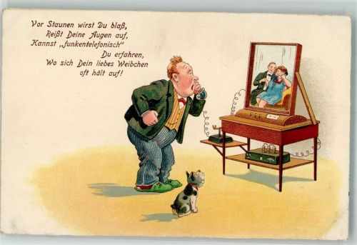 Bild-Telefon Hund HWB Ser. 3916 Humor