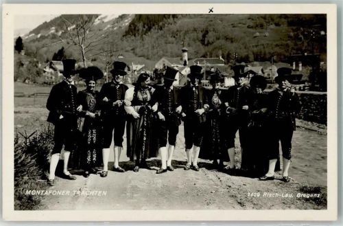 1933 Verlag Risch-Lau Nr. 7429 Montafoner Trachten