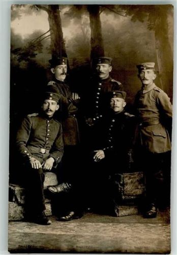 Steinen 1915 Gruppenfoto Soldaten WK I