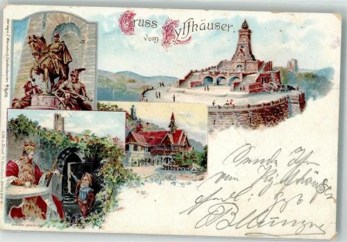 Kyffhäuserdenkmal 1898 Kaiser-Wilhelmdenkmal Barbarossa Gasthaus