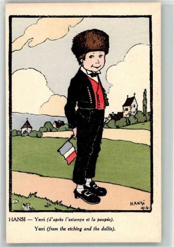 1916 Yerri Onkel Hansi`s Elsässerpuppe P.J. Callais et Cie No. 49