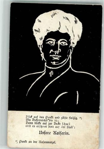 Kriegs-Karte Verlag A. Fink Nr. 161 b Kaiserin Auguste Victoria