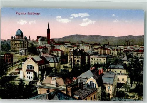 Teplice Teplitz-Schönau Zieher, Ottmar Z 4584 Synagoge Gebrauchsspuren