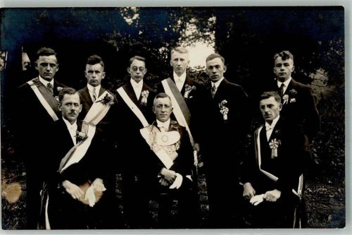 Schützenkönig Schützen Privatfoto AK