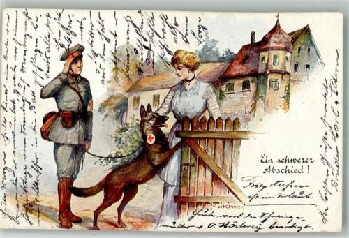 1917 Schwerer Abschied WK I