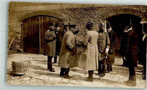 Lüptitz 1912 Orden Pickelhaube Ort lt. Stempel