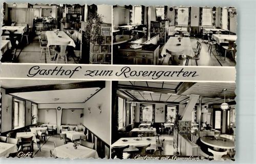 72474 W7472 Winterlingen Gebrauchsspuren Gasthaus zum Rosengarten Ort handschriftlich