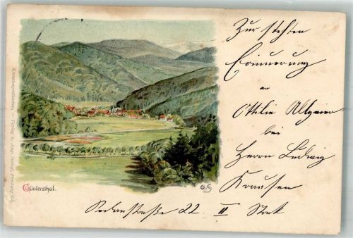 Günterstal 1899