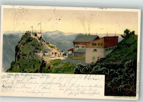 Bayrischzell 1902 Wendelsteinhaus