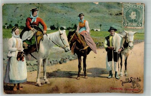 Santa Cruz 1906 Tracht Campesinos Marke bildseitig