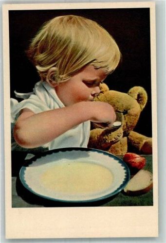 Maizena für dein Kind - Kleinkind mit einem Teddybär