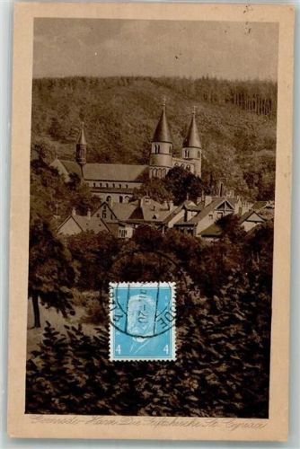 Gernrode 1931 Stifts- Kirche Briefmarke Bildseite