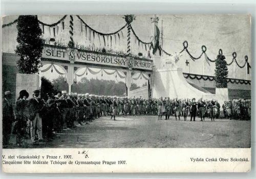 Prag Praha 1907 - V. Turnfest