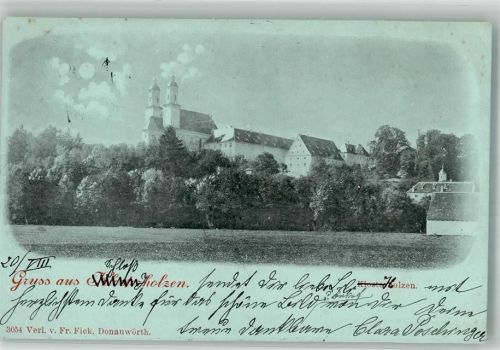 Allmannshofen 1898 Adelskorrespondenz Kloster Holzen