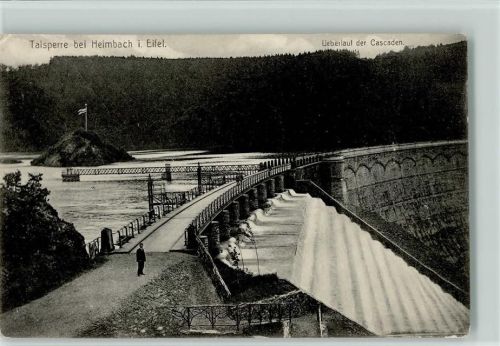 Heimbach Talsperre Überlauf der Cascaden