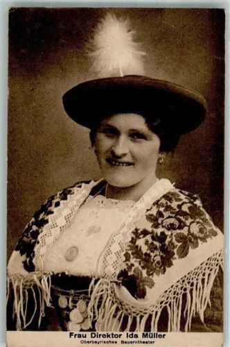 W8000 München Frau Direktor Ida Müller Oberbayr. Bauerntheater Volksschauspiel