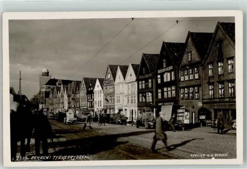 Bergen Tyskebryggen Oldtimer LKW