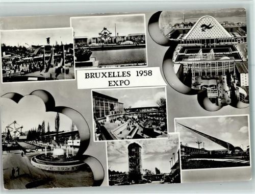 Nr. 1271 - Exposition 1958 Some general views - AK