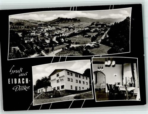 Eibach Ortsansicht Pension Quellenhof Innenaufnahme 3-Bildaufnahme