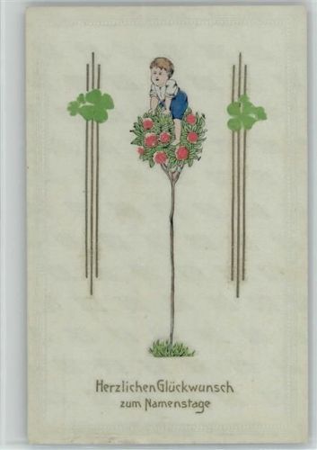 Rosenstock darauf sitzt ein Kind