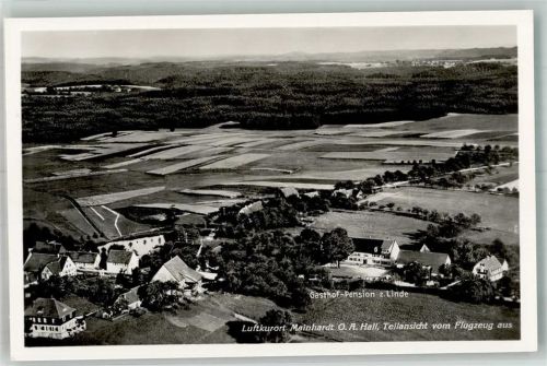 Mainhardt Fliegeraufnahme Gasthaus Pension zur Linde