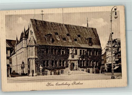 Quedlinburg Rathaus Feldpoststempel