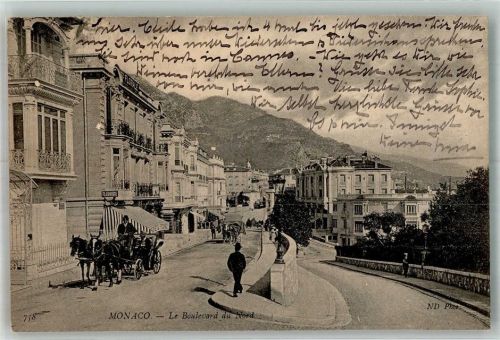 Monaco 1906 Le Boulevard du Nord