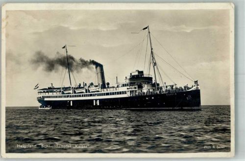 Helgoland Schnelldampfer Kaiser