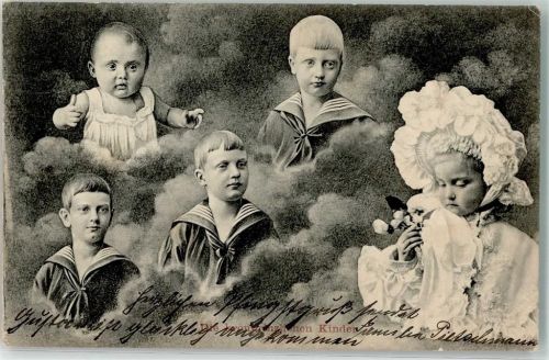 1904 Die kronprinzlichen Kinder Lichtdruck Georg Walther Dresden