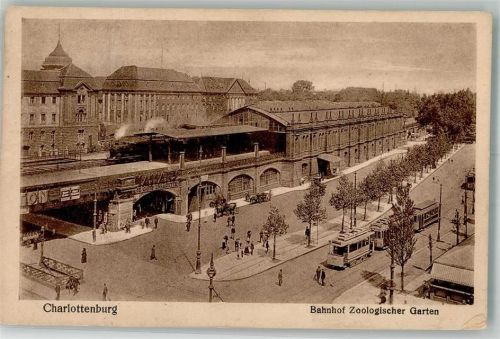 Charlottenburg Bahnhof Zoologischeer Garten Straßenbahn Eisenbahn