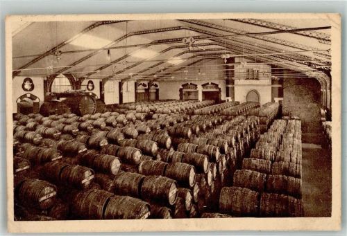 Reims 1938 Keller mit Weinfässern Champagne Pommery et Greno