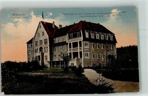 Walsrode 1915 Erholungsheim des Vereins für Handlungs-Commis von 1858 Feldpost WK I