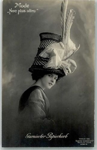 Fantasie Mode Non plus ultra Garnierter Papierkorb Verlag Liersch 2190-6