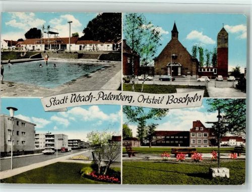 Boscheln Ortsansicht Schwimmbad Kirche