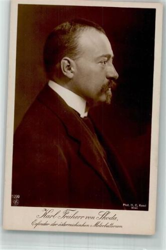 Karl Freiherr von Skoda Erfinder der österr. Motorbatterien Technik