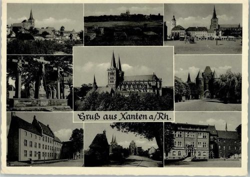 Xanten Ortsansichten Kirche Denkmal Mehrfachaufnahme