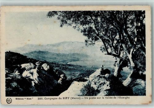 Un poste sur la vallee de L´Ouergha Blick ins Ouergha-Tal