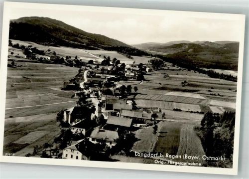 Langdorf Fliegeraufnahme Freigegeben d. R.L.M.