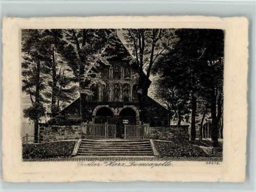Goslar Nr. 28612 Kupferradierung - Domkapelle , Cramers Kunstanstalt