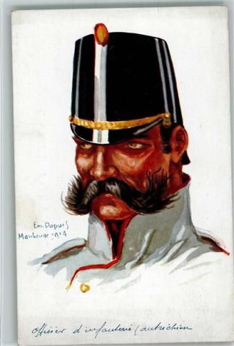 sign Dupius - Offizier der Infanterie
