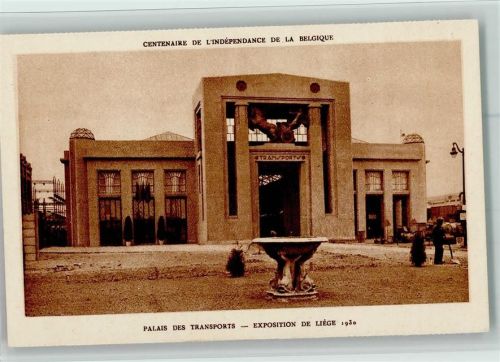 Palais des Transportes 1930, offiz. AK