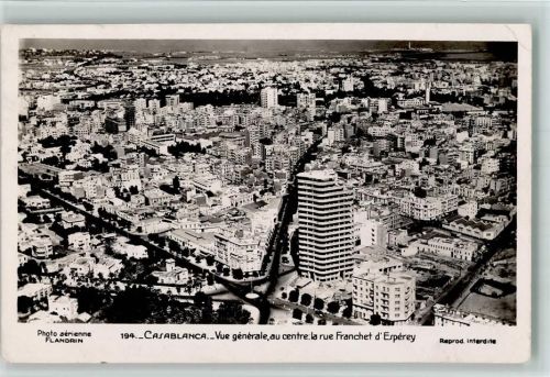 Vue generale au centre la rue Franchet d´Esperey vue arienne Zentrum Franchet-Straße Luftaufnahme