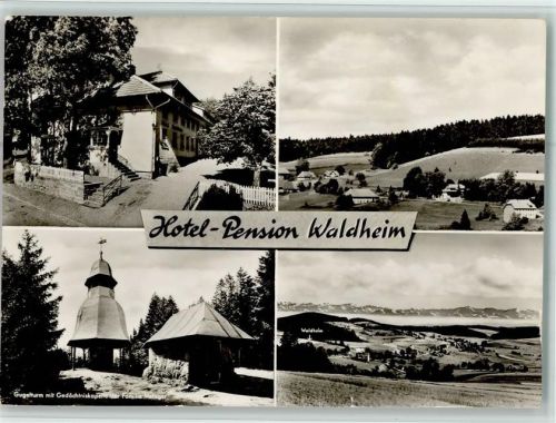 79737 W7881 Großherrischwand - Hotel Pension Waldheim Gugelturm mit Gedächtniskapelle der Familie Metzger 4-Bildaufnahme