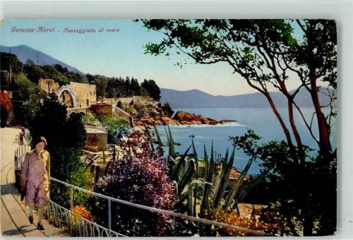 Genova Nervi Passeggiata al mare