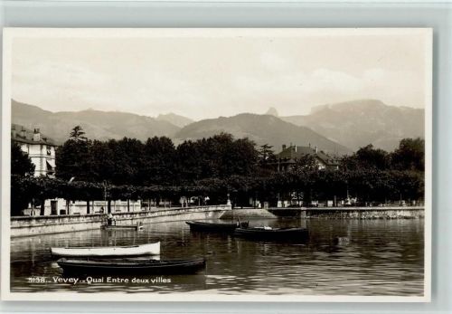 Vevey Quai Entre deux villes