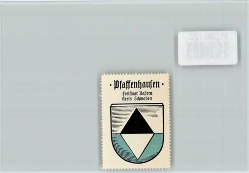 Pfaffenhausen Vignette Wappen Kaffee Hag ca 1920-1940