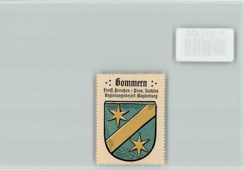 39175 O3104 Gommern - Vignette Wappen Kaffee Hag ca 1920-1940