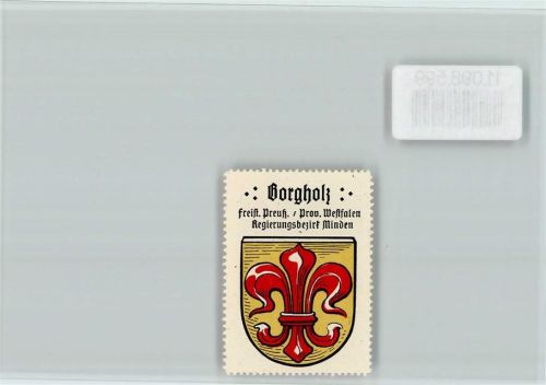Borgholz Vignette Wappen Kaffee Hag ca 1920-1940