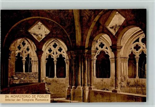 Monestir de Santa Maria de Poblet Zisterzienser Kloster Innenaufnahme des Römischen Tempels