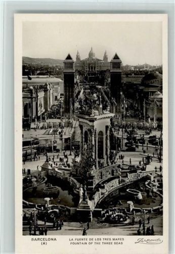 Barcelona Brunnen der drei Meere La fuente de los tres mares